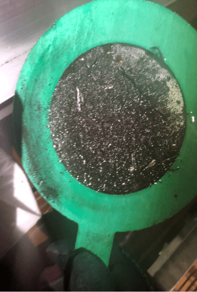 tech holding oil flushing screen